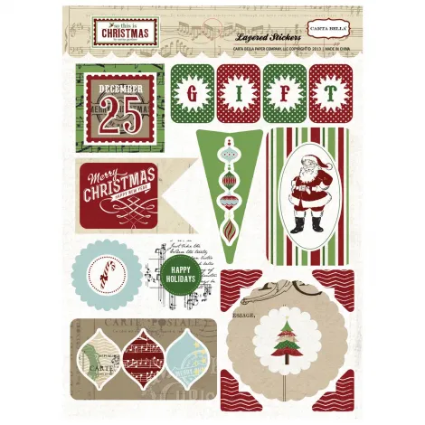 Naklejki Prima Marketing warstwowe So This is Christmas